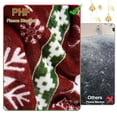 thumbnail image 4 of Manta PHF de Forro Polar Impresa Tamaño Queen 90x90 cm Retro Navidad, 4 of 6