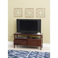 thumbnail image 4 of Linon Moreland 2-Drawer TV Stand, Fits TVs up to 40", Antique Tobacco, 4 of 9