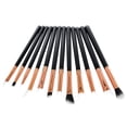 thumbnail image 4 of Xihbxyly Juego de 12 Brochas de Maquillaje para Rostro, Sombra de Ojos, Delineador y Rubor., 4 of 5