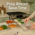 thumbnail image 2 of Impresserve 1 lb Aluminum Foil Pans with Plastic Lids, 100 Count, Disposable Aluminum Pans for Baking, Roasting, Meal Prep, and Food Storage, 2 of 7