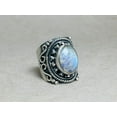 thumbnail image 3 of Heaven Crafts Boho Moonstone Ring 925 Sterling Silver Handmade June Birthstone Moonstone Jewelry, 3 of 6