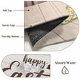 thumbnail image 6 of Kitchen Mats for Floor 3x5 Ft, Happy Easter Non Slip Area Rugs for Kitchen Bedroom Entryway, Colorful Spring Eggs Beige Wooden Washable Carpet Runner Rug Floor Mats for Bedroom Home Decor, 6 of 8