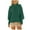 Womens Clothing Army Green, variant on Womens Fall Clothes, Long Sleeve Pullover for Women Fashion Loose Fit Solid Color Crewneck Sweatshirts