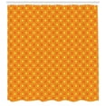 thumbnail image 3 of Aztec Shower Curtain, Floral Mandala Sunflowers Harvest Autumn Season Agriculture Rural Eco Pattern, Fabric Bathroom Set with Hooks, 69W X 70L Inches, Orange Yellow, by Ambesonne, 3 of 3