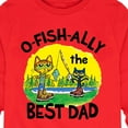 thumbnail image 3 of Pete The Cat - O-Fish-Ally The Best Dad - Toddler And Youth Long Sleeve Graphic T-Shirt, 3 of 6