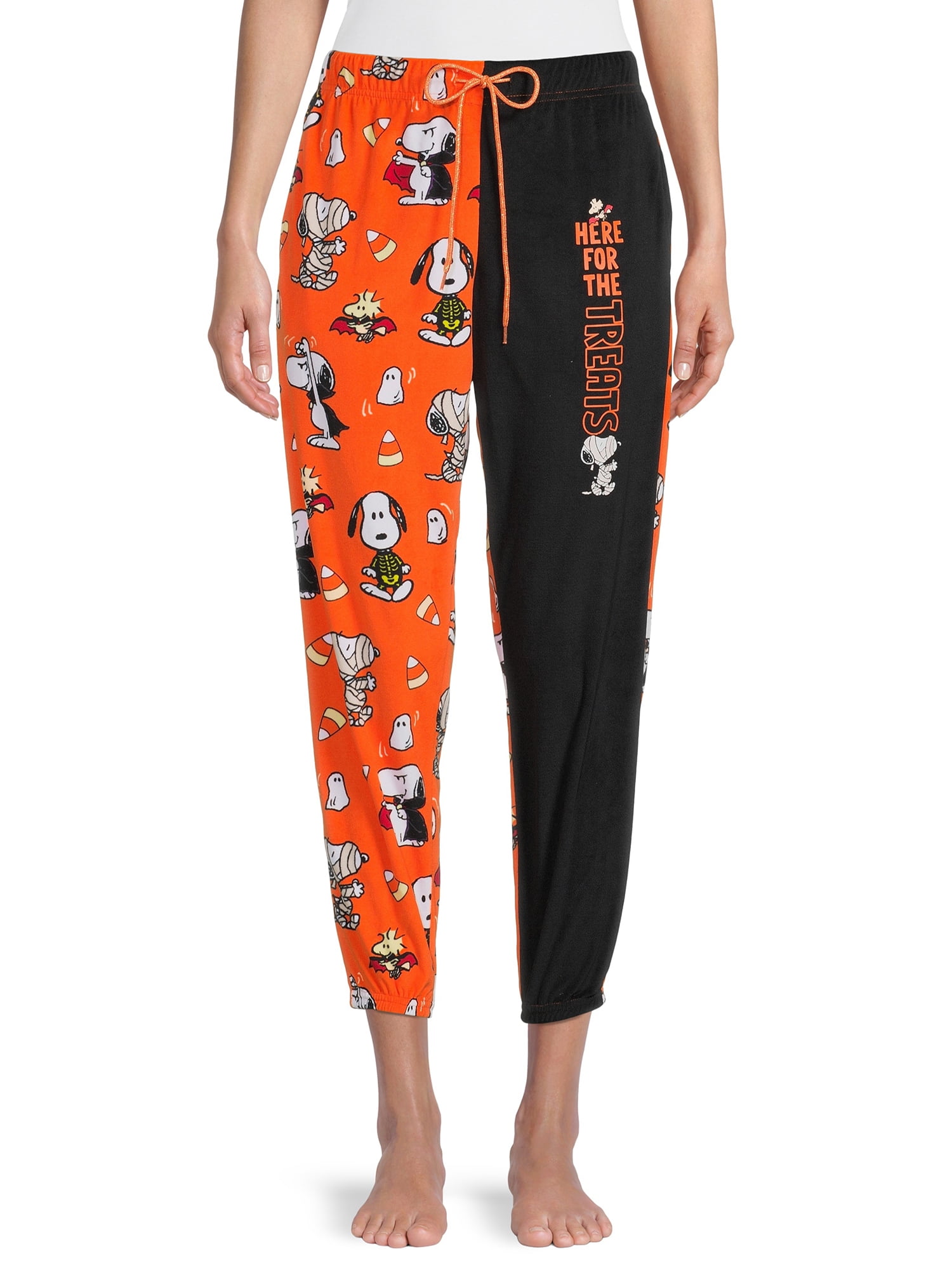 Peanuts Snoopy Women's and Women's Plus Halloween Joggers