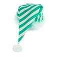thumbnail image 6 of dPois Kids Girls Christmas Candy Cane Striped Dance Tutu Dress with Santa Claus Hats for Xmas Party Green 12, 6 of 7