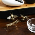 thumbnail image 5 of NICEXMAS 3Pcs Golden Brass Insect Figurines for Home Decoration and Tea Party Favors, 5 of 6