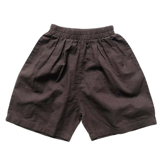 Boys Shorts Solid Elastic Waist Jogger Baby Boy Summer Clothes Kid Clothes 4-5 Years Boys Fashion