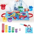 thumbnail image 1 of Toddler Learning Toy Set Montessori Educational Game for Number Counting Shape Recognition Color Sorting Early Childhood Development, 1 of 4