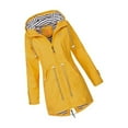 thumbnail image 1 of Hoodie Veste Femme Imperméable Imperméable Imperméable Outwear Guerre Froide Jaune S, 1 of 4