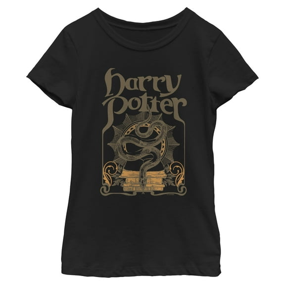 Girls Harry Potter Snake Symbol T Shirt