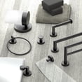 thumbnail image 3 of Gatco 1630MX Glam Single Sconce, Matte Black, 3 of 4