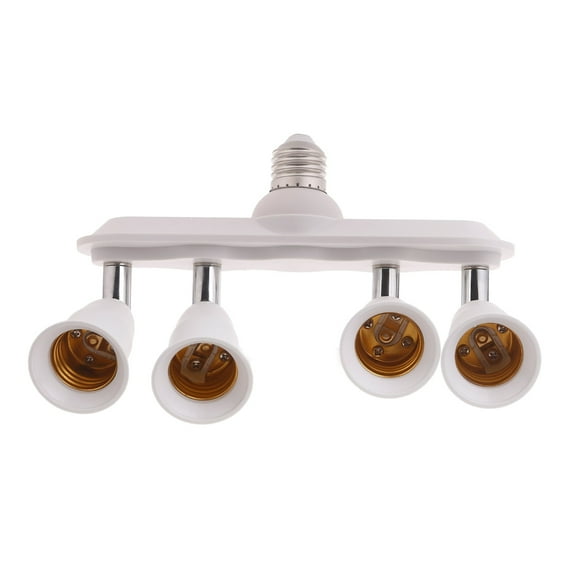 lanema 5/4/3 Way Splitter E27 LED Light Bulb Holder Converter 360°Adjustable 180° Bend