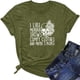 thumbnail image 1 of Camiseta informal de verano con cuello redondo y manga corta con estampado de letras para mujer Fridja gope377, 1 of 6