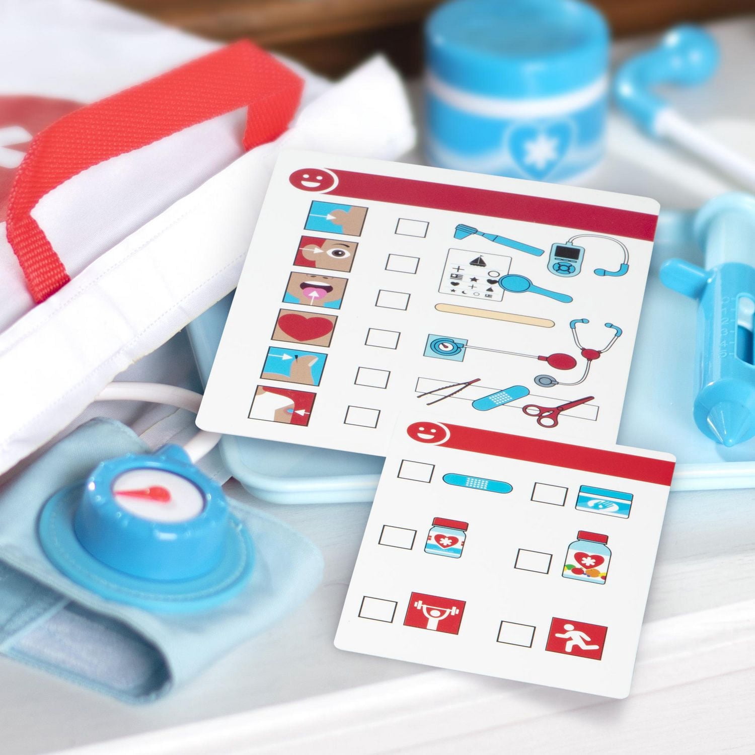 Melissa & Doug Get Well Doctor’s Kit Play Set – 25 Toy Pieces