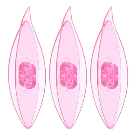 

Uxcell Tatting Shuttles 77x21x11mm Colorful Plastic Shuttles 3 Pack Transparent Pink