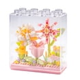 thumbnail image 1 of Funtogether Toys DIY Flower Building Blocks Toy, Set Botanical Collection with Acrylic Dust Cover, Creative Floral Art Model, Home Office Decoration & Creative Gift, 1 of 8