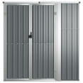 thumbnail image 3 of vidaXL Tool Shed Garden Outdoor Storage Shed Tool Organizer Galvanized Steel, 3 of 6