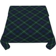 thumbnail image 5 of Clan Mackenzie Tartan Blue and Green Plaid 100% Polyester Fiber Square Tablecloth Anti Pilling Tablecloth Decoration 52"X52", 5 of 5