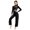 Black, variant on Kids Girls Tassels Latin Jazz Dance Tango Chacha Salsa Jumpsuit Ballroom Modern Dancewear Long Sleeve Mesh Sequin Bodice Rompers Blue 6