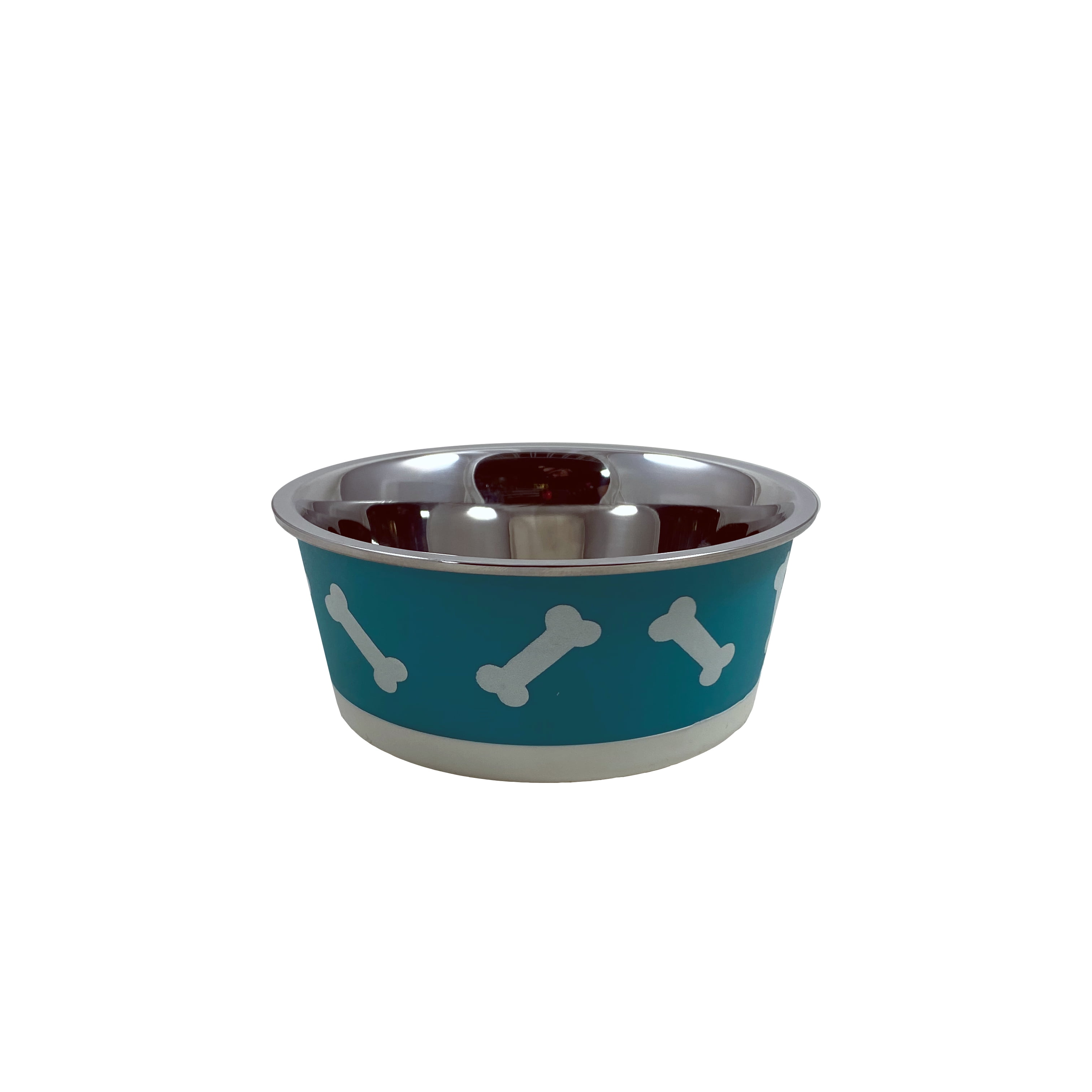Vibrant Life Stainless Steel Dog Bowl, Teal, Small