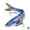 Blue, variant on Fishing Lures 8-Segments Fish Bass Minnow Swimbait Lure Hook Bait Tackle O4E5