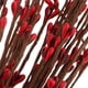 thumbnail image 5 of 40 piezas de guirnaldas de flores de ratán con follaje artificial rojo, 5 of 7