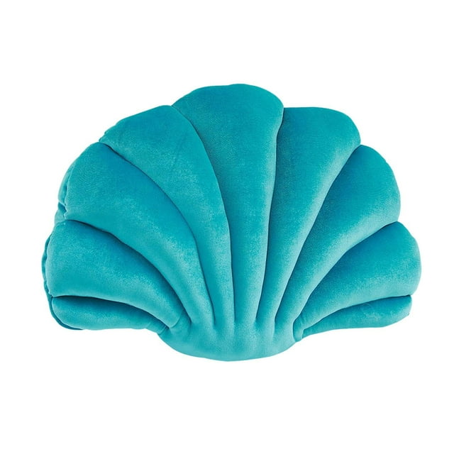 Almohada de concha de mar, cojín para sofá, almohada decorativa resistente al desgaste, almohadas de concha, almohada de suelo para coche, sala de Verde