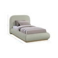 thumbnail image 3 of Meridian Furniture Vaughn Mint Chenille Fabric Twin Bed, 3 of 9
