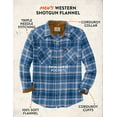 thumbnail image 3 of Legendary Whitetails Men's Stockyards Shotgun Western Flannel Long Sleeve Shirt, 3 of 6