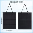 thumbnail image 2 of 1pc Wall Hanging Sunglasses Bag Black Wall Mounted Dust Proof Sunglasses Storage Bag Protable Foldable Jewelry Organizer with 15 Slots for Makeup Room Bussiness Travel Carrying 5.7x3in, 2 of 9
