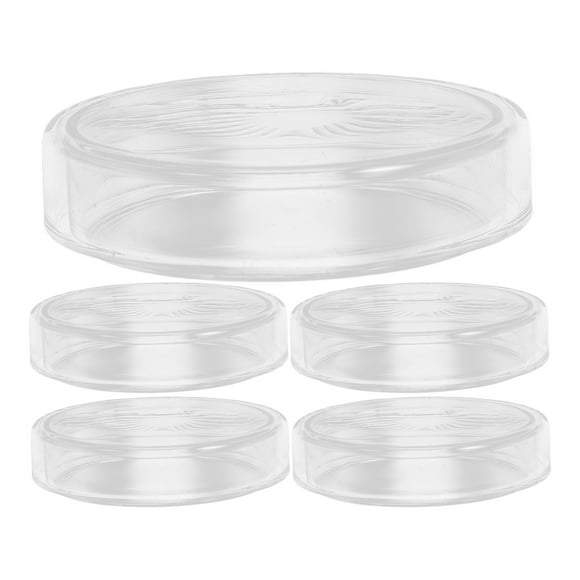 5pcs vidrio platos de petri cultura celular alto borosilicate petri placas para la escuela