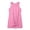 Pink, variant on Kids Bathing Suit Cover Up Summer Sleeveless Twist Front Girl Beach Dress Swim Suits for Girls 5-6 Years