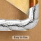 thumbnail image 4 of Cinta aislante para tuberías de agua (rollo de 10 metros) | Envoltura aislante adhesiva con reverso de aluminio para tuberías de agua caliente y fría, sistemas de climatización (HVAC) y aire, 4 of 7