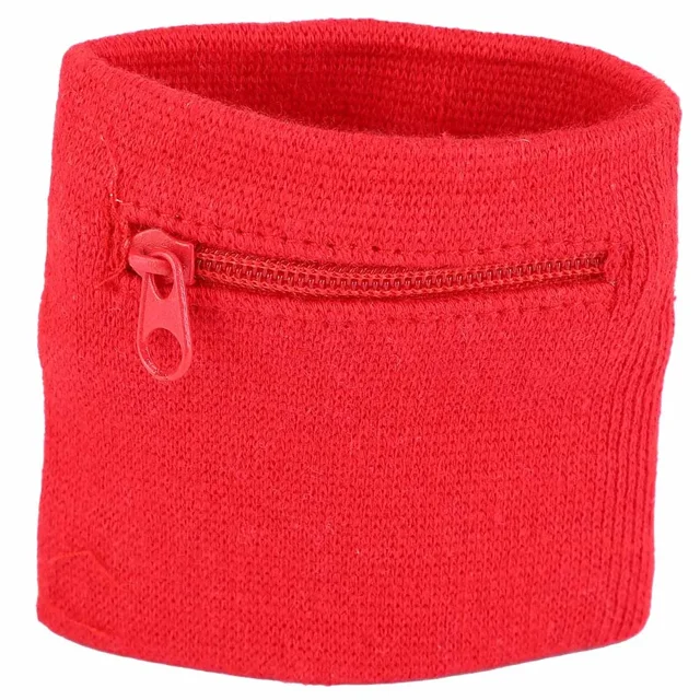 Portefeuille-poignet de Sport, Bracelet à Poche Zippée pour Clés Pièces Cartes Course Basketball et Mise en Forme