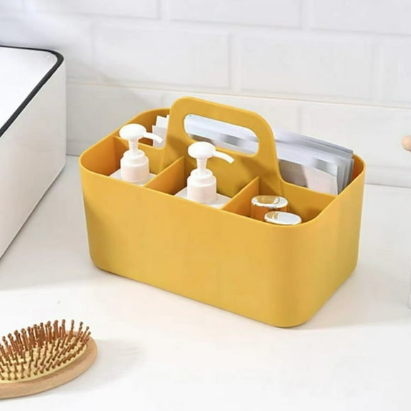 EIGTHTAIL Clearance Plastic Shower Caddy Organizer  Bathroom Caddy Basket with Handle  Portable Small Shower Caddy Dorm for Bath Shower Makeup Cleaning Desk Storage Couples Christmas Gift