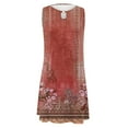 thumbnail image 5 of Rciityk Dresses for Women Work Casual Easter Dresses Vacation Round-Neck Sleeveless Sun Dresses, 5 of 5