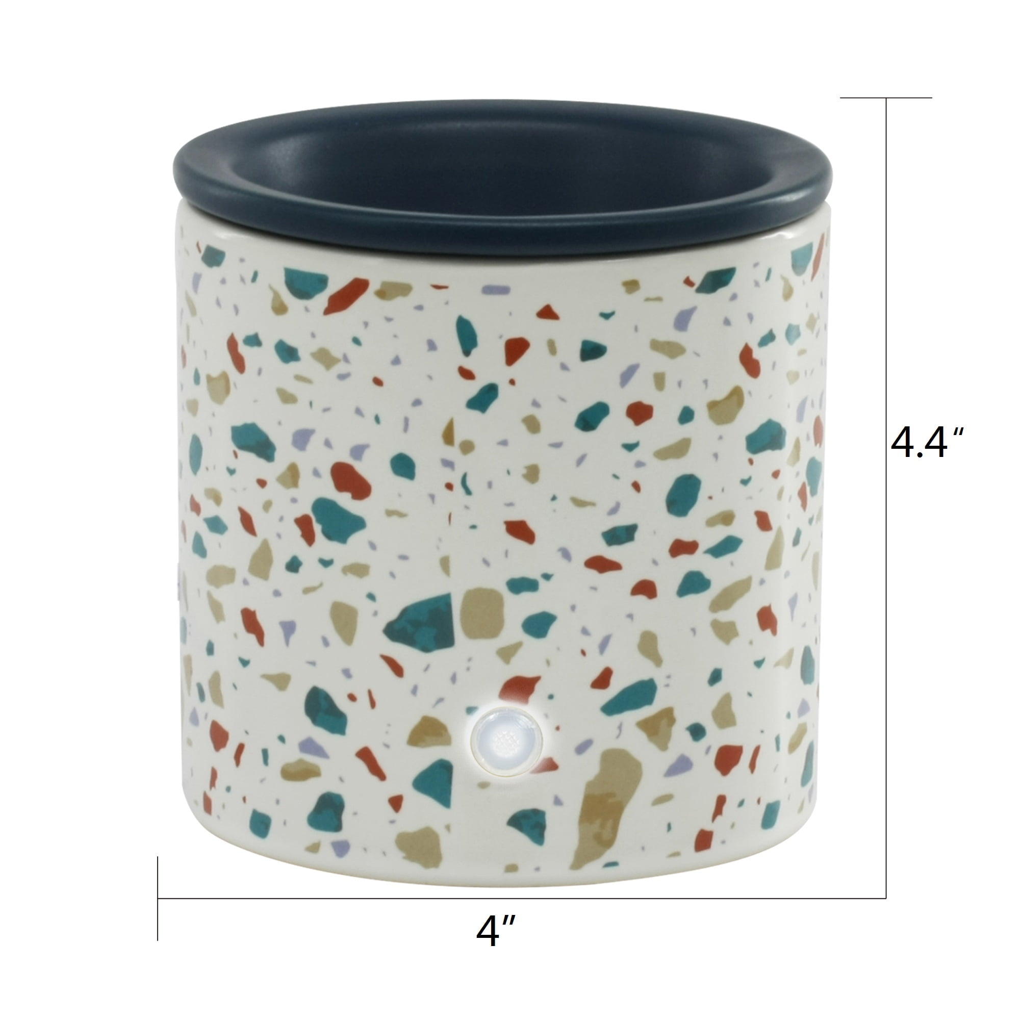 Mainstays Electric Terrazzo Decal Ceramic Wax Warmer, Single Pack