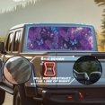 thumbnail image 2 of SEANATIVE Pickup Truck Rear Window Decal 66.9" x 22.4", Waterproof Car Back Window Graphic Decal Easy to Install Pickup Sun Shade Graphic Sticker Car Decor, Butterfly Violet Blue Galaxy, 2 of 7