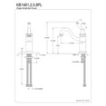 thumbnail image 2 of Kingston Brass KB1482PL Victorian One-Handle 1-Hole Deck Mount Bar Faucet in Polished Brass, 2 of 5