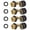 Black C, variant on Quick Connect Garden Hose Fitting 3/4 Inch Aluminum Alloy Coupler for Irrigation System Outdoor Watering Accessories Virelaxpo