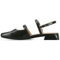 thumbnail image 3 of Journee Womens Gretchenn Multi Strap Square Toe Mary Jane Flats, 3 of 9