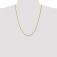 thumbnail image 2 of 14k Yellow Gold 1.75mm Diamond Cut Solid Rope Chain w/ Lobster Clasp 24", 2 of 5