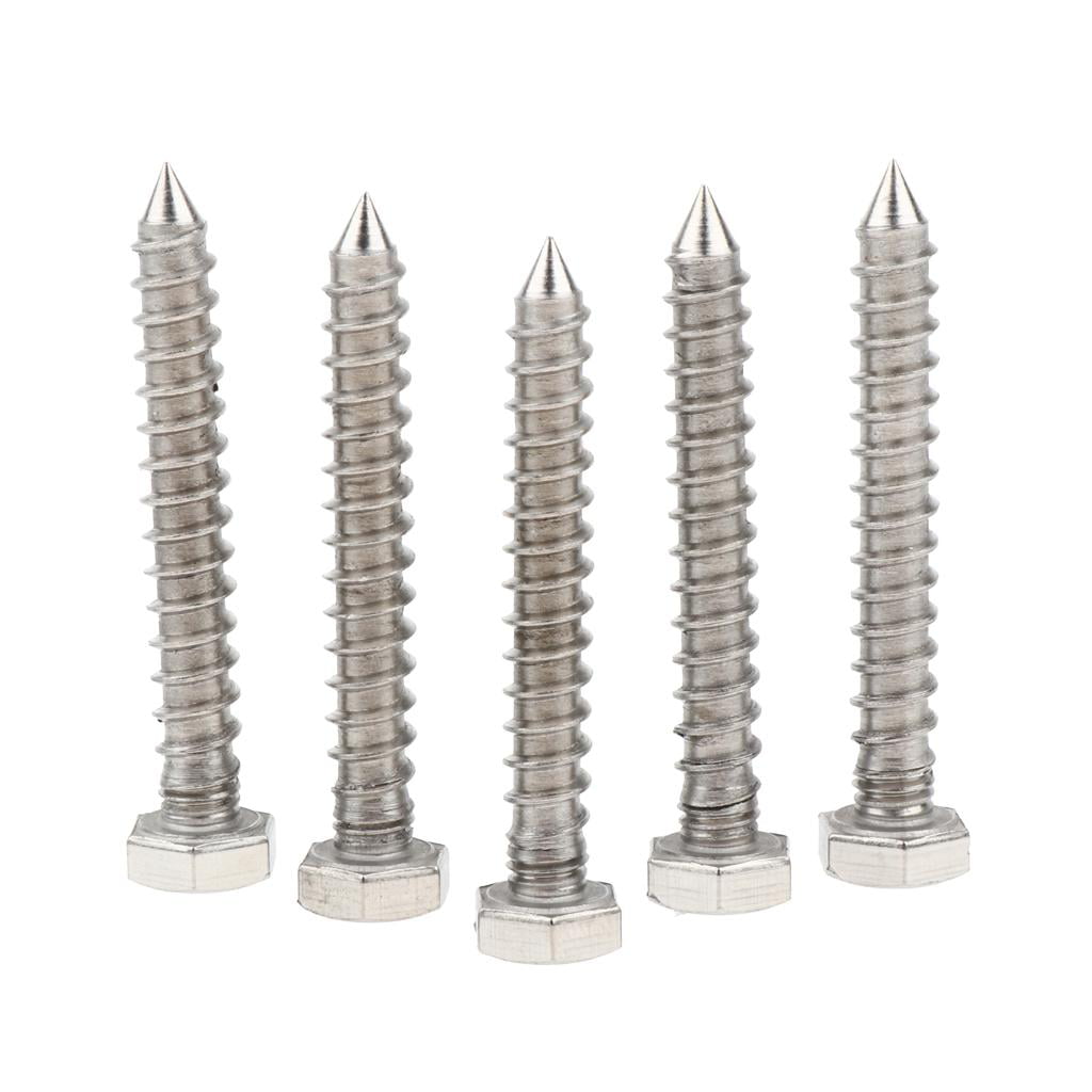 M6 x 20mm Stainless Hex Head Self Drilling Screws Self Tapping Bolt Hardware 