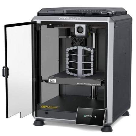 Creality K1C 3D Printer with Reliable Extrusion, 600mm/s Fast Printing Speed, AI Smart Camera, Anti-Vibration Design, Auto Calibration for Leveling, Printing Size 220*220*250mm