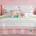 thumbnail image 3 of Urban Habitat Cotton Comforter Set with Chenille Trims in Pink, 3 of 9
