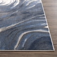 thumbnail image 3 of Abani Regal Collection Area Rug Mid Century Modern Bedroom Living Room Decor Floor Rug 6 x 9 Blue Grey, 3 of 8