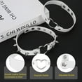 thumbnail image 3 of Collares Choker con Puntas, Collares de Corazón Amor Ajustables con Estrellas para Mujeres, Blanco, 2Pcs, 3 of 6
