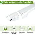thumbnail image 5 of Exterior Door Handle Cover Trim Door Handle Cover for Honda CR-V 17-23 Silver Tone ABS 1 Set, 5 of 7